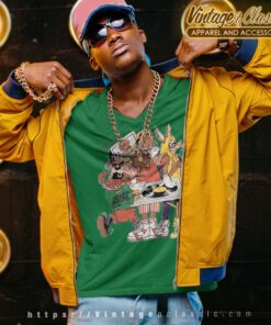 Vintage Looney Tunes Naughty By Nature Shirt 4 Vintage Looney Tunes Naughty By Nature V Neck TShirt