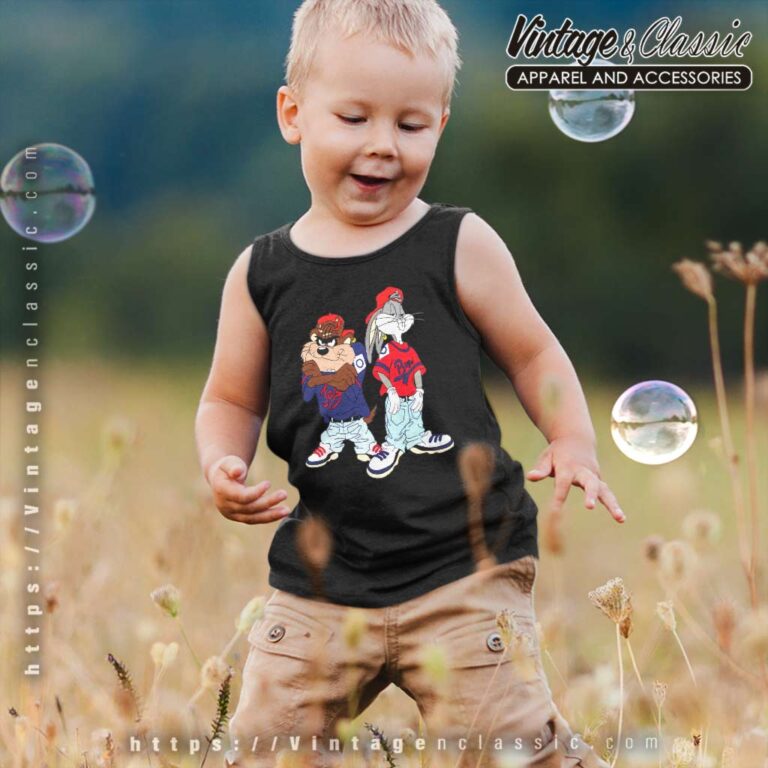 Vintage Looney Tunes Taz Bugs Hip Hop Kid Tank Top Vintage Looney Tunes Taz Bugs Hip Hop Kid Tank Top