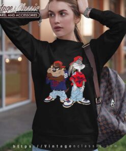 Vintage Looney Tunes Taz Bugs Hip Hop Sweatshirt