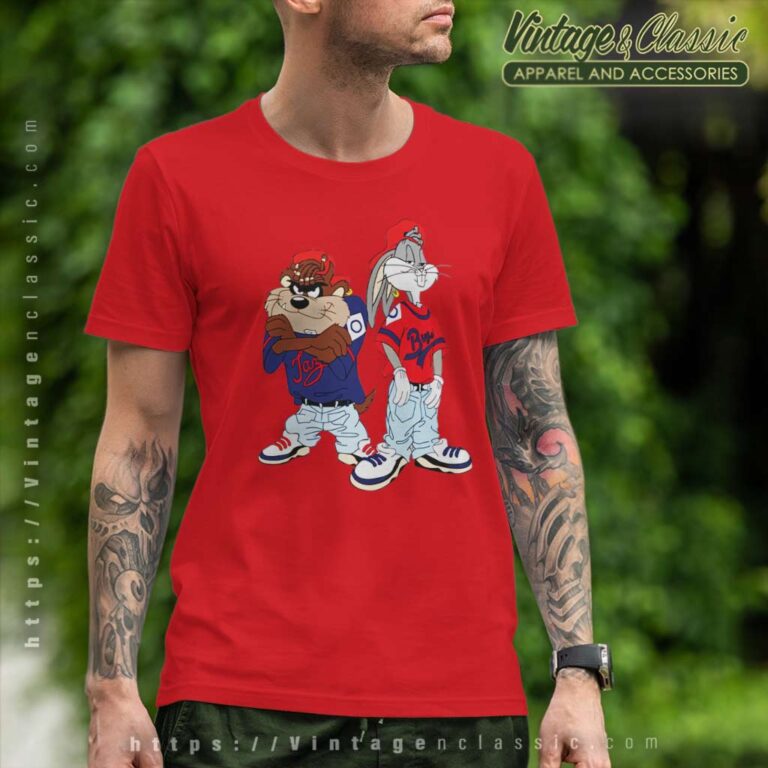 Vintage Looney Tunes Taz Bugs Hip Hop T Shirt Vintage Looney Tunes Taz Bugs Hip Hop T Shirt