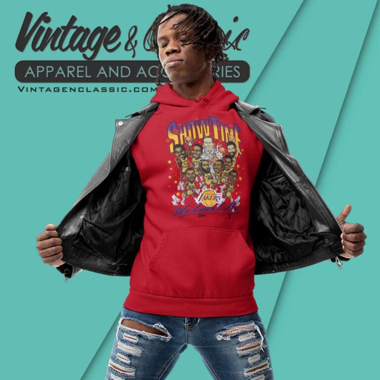 Vintage Los Angeles Lakers Showtime Hoodie Vintage Los Angeles Lakers Showtime Hoodie