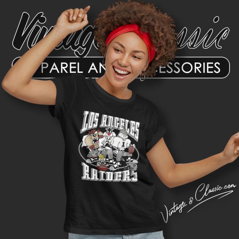 Vintage Los Angeles Raiders Looney Tunes Women T Shirt Vintage Los Angeles Raiders Looney Tunes Women T Shirt