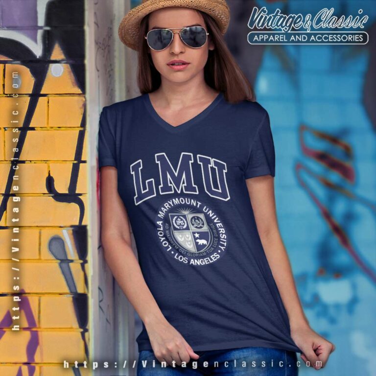 Vintage Loyola Marymount University V Neck TShirt Vintage Loyola Marymount University V Neck TShirt
