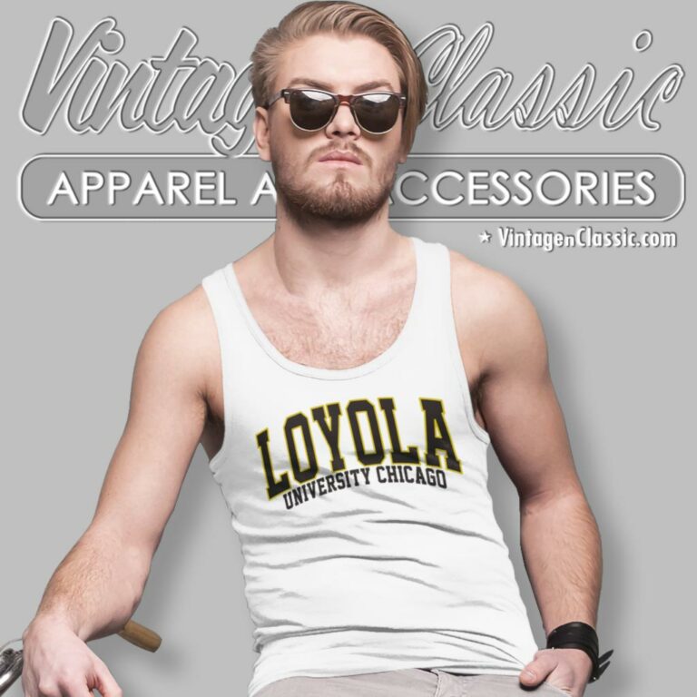 Vintage Loyola University Chicago Tank Top Racerback Vintage Loyola University Chicago Tank Top Racerback