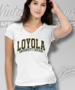 Vintage Loyola University Chicago V Neck TShirt