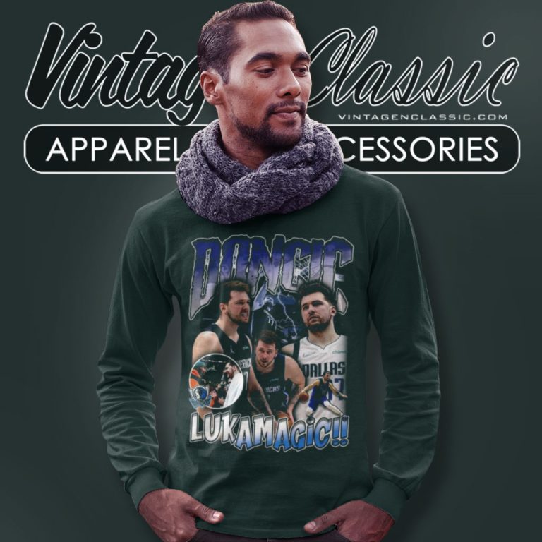 Vintage Luka Doncic Mavericks Doncic Vintage Style 90s Long Sleeve Tee Vintage Luka Doncic Mavericks Doncic Vintage Style 90s Long Sleeve Tee