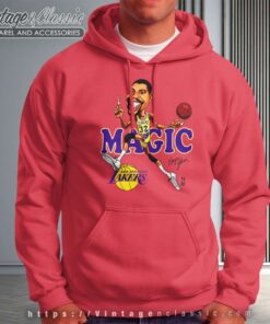 Vintage Magic Johnson Caricature Hoodie