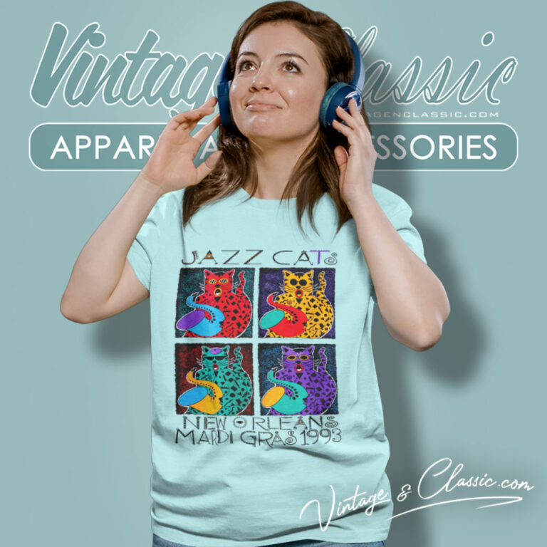 Vintage Mardi Gras Shirt New Orleans Jazz Cats Women T Shirt Vintage Mardi Gras Shirt New Orleans Jazz Cats Women T Shirt