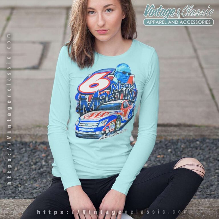 Vintage Mark Martin Nascar Racing Long Sleeve Tee Vintage Mark Martin Nascar Racing Long Sleeve Tee