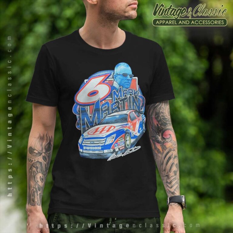 Vintage Mark Martin Nascar Racing T Shirt Vintage Mark Martin Nascar Racing T Shirt