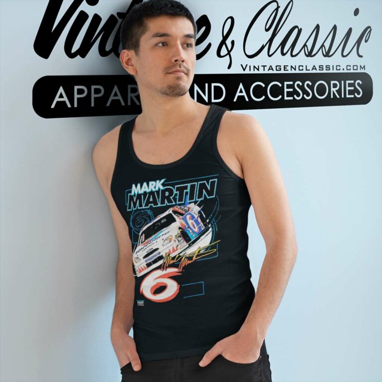 Vintage Mark Martin Nascar Valvoline Racing Tank Top Racerback Vintage Mark Martin Nascar Valvoline Racing Tank Top Racerback