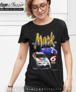 Vintage Mark Martin Valvoline Nascar 6 Women TShirt