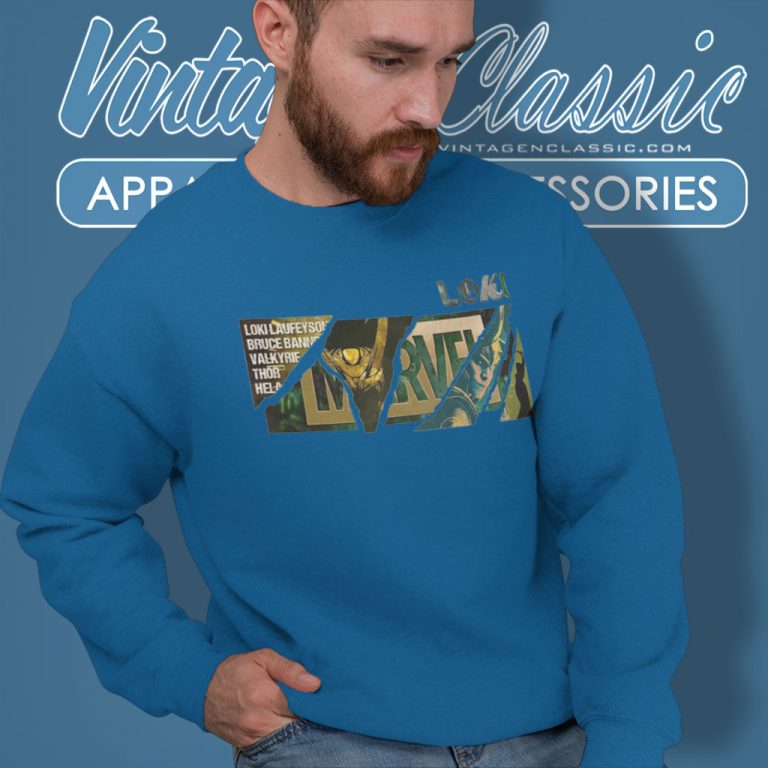 Vintage Marvel Avengers Shirt Loki Laufeyson Sweatshirt Vintage Marvel Avengers Shirt Loki Laufeyson Sweatshirt