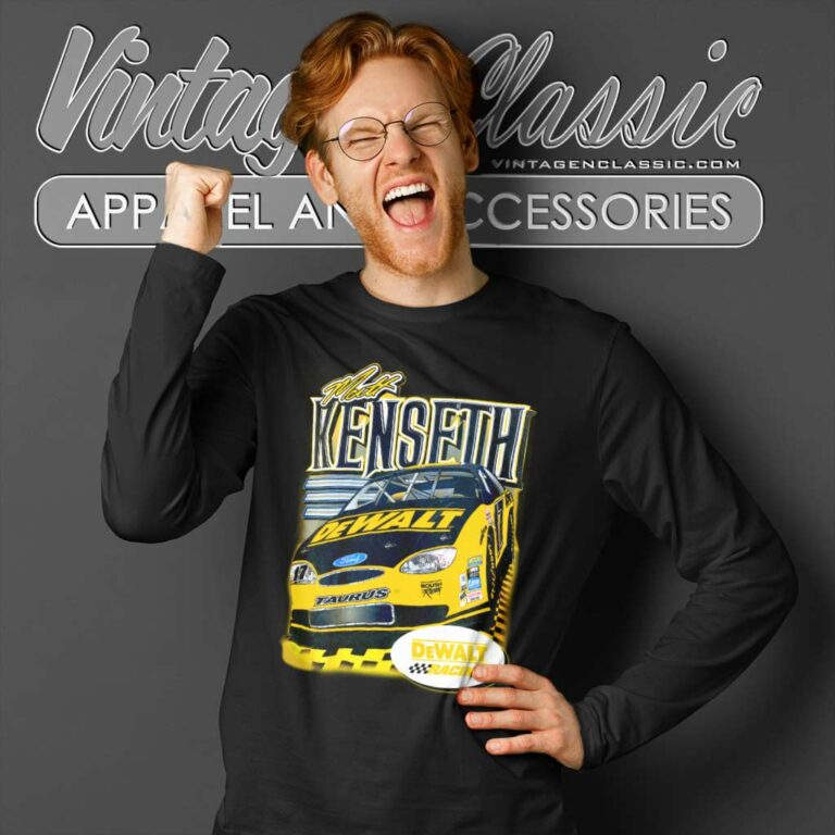 Vintage Matt Kenseth Nascar Dewalt Racing Long Sleeve Tee Vintage Matt Kenseth Nascar Dewalt Racing Long Sleeve Tee