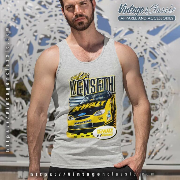Vintage Matt Kenseth Nascar Dewalt Racing Tank Top Racerback Vintage Matt Kenseth Nascar Dewalt Racing Tank Top Racerback