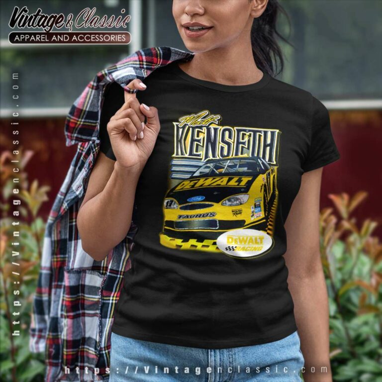 Vintage Matt Kenseth Nascar Dewalt Racing Women TShirt Vintage Matt Kenseth Nascar Dewalt Racing Women TShirt