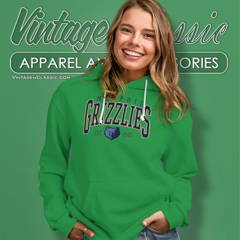Vintage Memphis Grizzlies Est 1995 Hoodie Vintage Memphis Grizzlies Est 1995 Hoodie