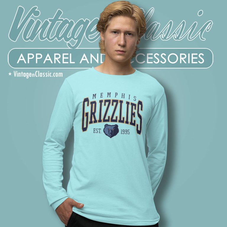Vintage Memphis Grizzlies Est 1995 Long Sleeve Tee Vintage Memphis Grizzlies Est 1995 Long Sleeve Tee