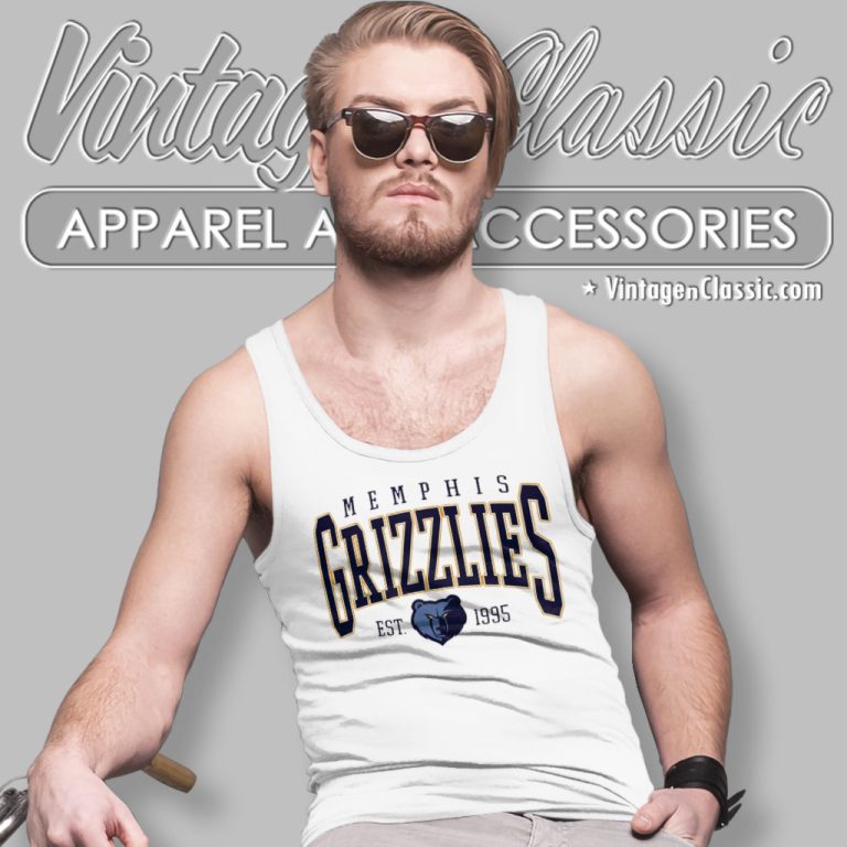Vintage Memphis Grizzlies Est 1995 Tank Top Racerback Vintage Memphis Grizzlies Est 1995 Tank Top Racerback