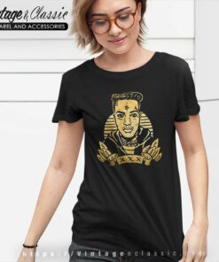 Vintage Metallic Gold Xxxtentacion Women TShirt