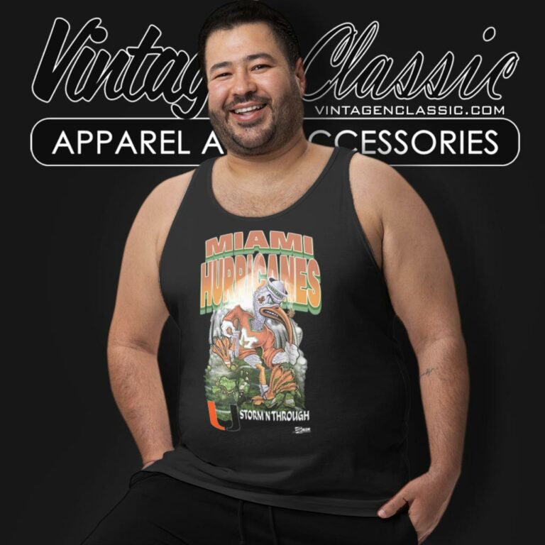 Vintage Miami Hurricanes Tank Top Racerback Vintage Miami Hurricanes Tank Top Racerback