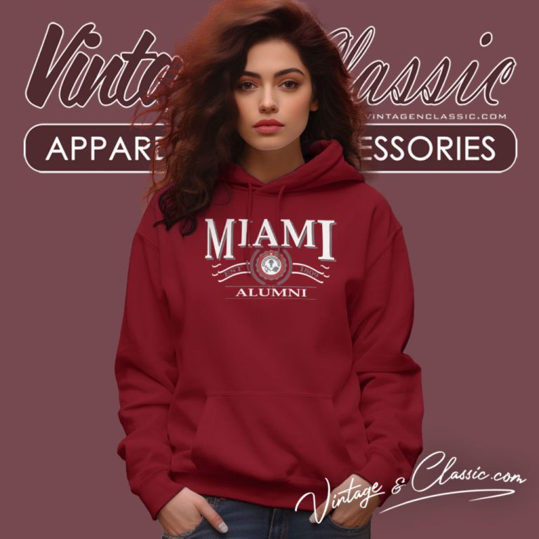Vintage Miami University Ohio Alumni Hoodie Vintage Miami University Ohio Alumni Hoodie