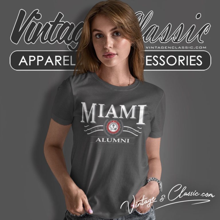 Vintage Miami University Ohio Alumni Women T Shirt Vintage Miami University Ohio Alumni Women T Shirt