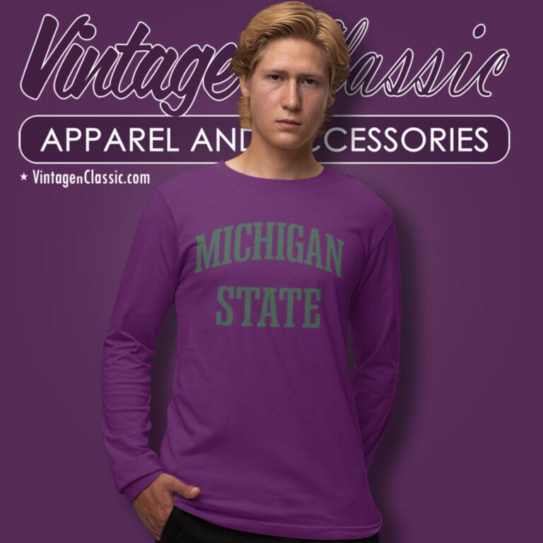 Vintage Michigan State University Long Sleeve Tee Vintage Michigan State University Long Sleeve Tee