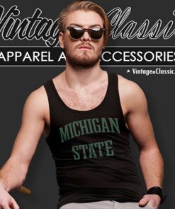 Vintage Michigan State University Tank Top Racerback