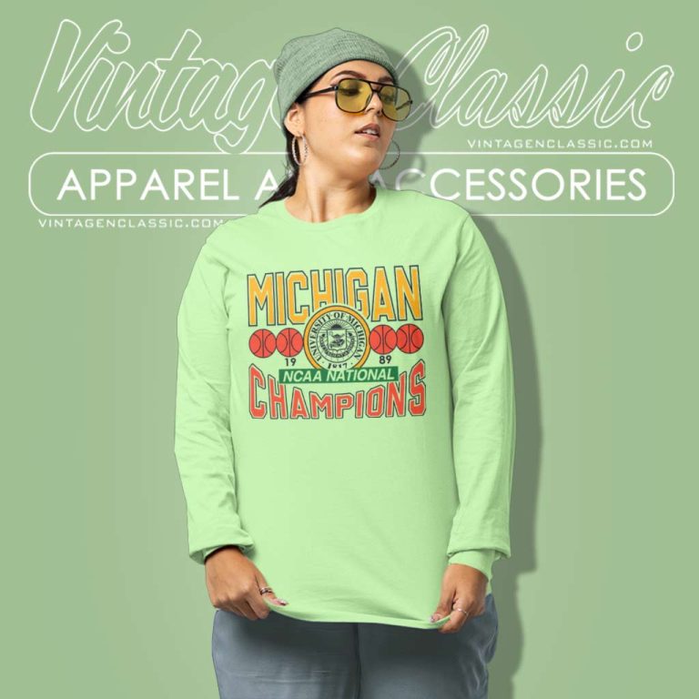 Vintage Michigan Wolverines Champions Ncaa Long Sleeve Tee Vintage Michigan Wolverines Champions Ncaa Long Sleeve Tee