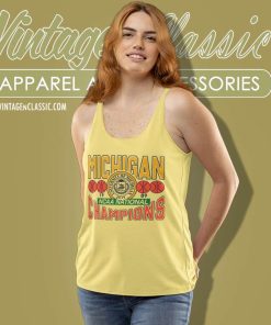 Vintage Michigan Wolverines Champions NCAA Shirt 4 Vintage Michigan Wolverines Champions Ncaa Tank Top Racerback