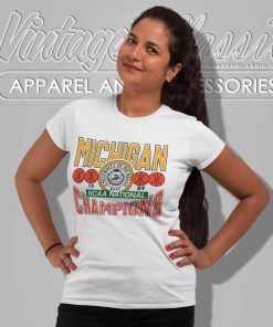 Vintage Michigan Wolverines Champions NCAA Shirt 6 Vintage Michigan Wolverines Champions Ncaa Women TShirt