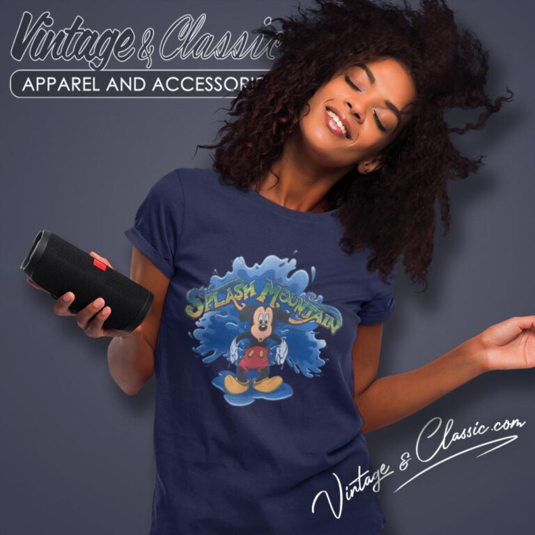 Vintage Mickey Mouse Splash Mountain Ride I Survived Women T Shirt Vintage Mickey Mouse Splash Mountain Ride I Survived Women T Shirt