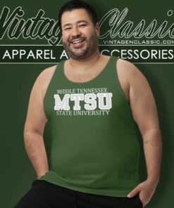 Vintage Middle Tennessee State University Tank Top Racerback
