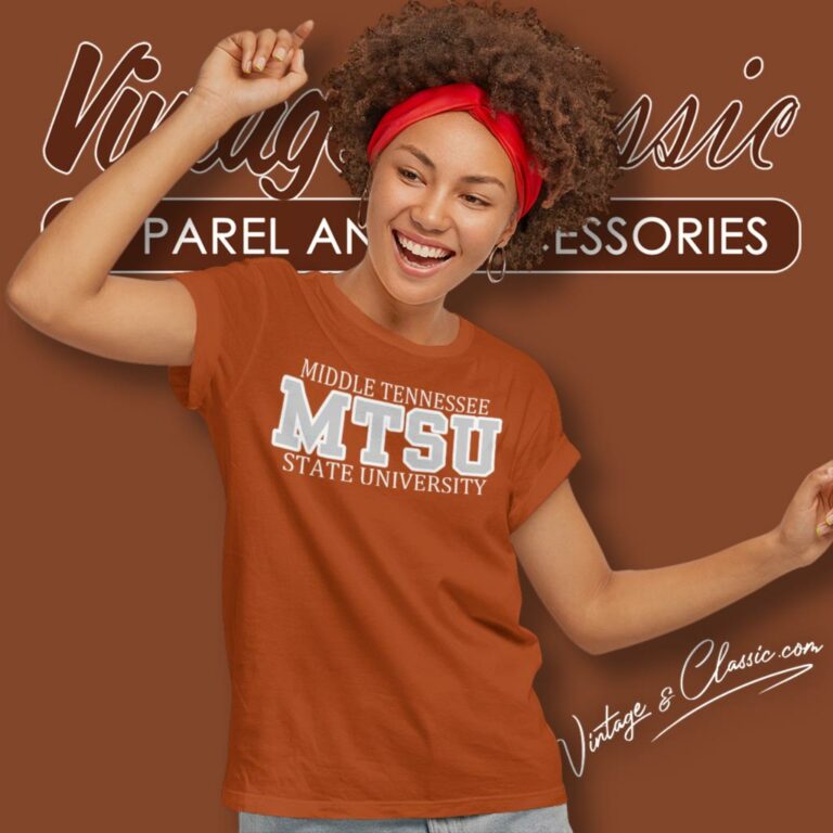 Vintage Middle Tennessee State University Women T Shirt Vintage Middle Tennessee State University Women T Shirt