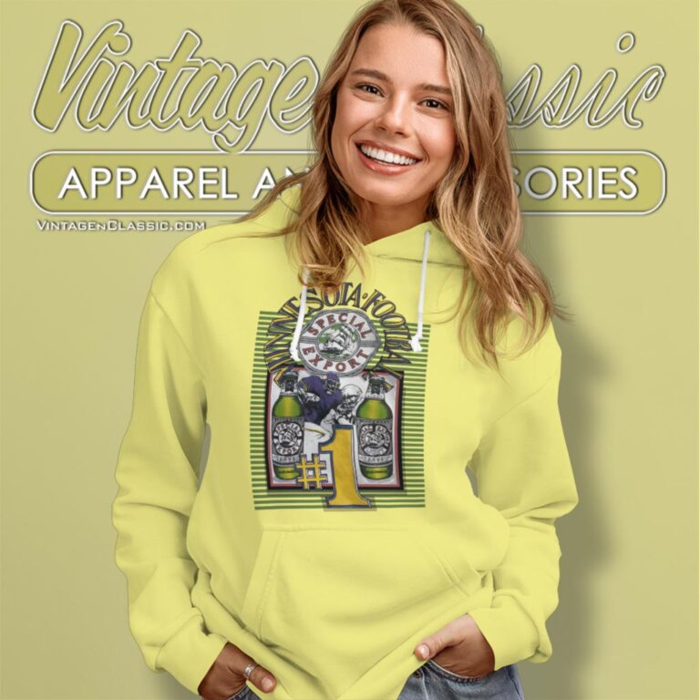 Vintage Minnesota Vikings Football Special Export Beer Hoodie Vintage Minnesota Vikings Football Special Export Beer Hoodie