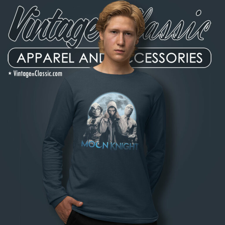Vintage Moon Knight Shirt Mr Knight Long Sleeve Tee Vintage Moon Knight Shirt Mr Knight Long Sleeve Tee
