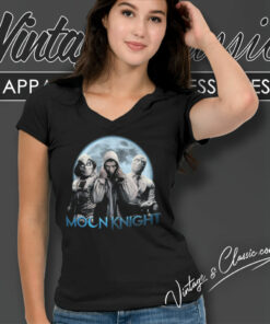 Vintage Moon Knight Shirt Mr Knight V Neck TShirt