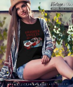 Vintage Nascar 25 Rob Moroso Swisher Sweets Women TShirt