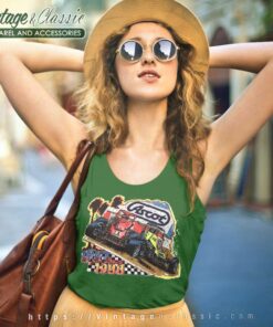 Vintage Nascar Ascot Raceway Tank Top Racerback