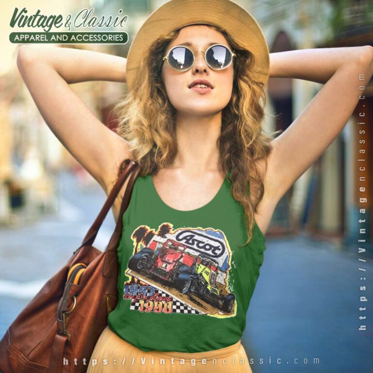 Vintage Nascar Ascot Raceway Tank Top Racerback Vintage Nascar Ascot Raceway Tank Top Racerback