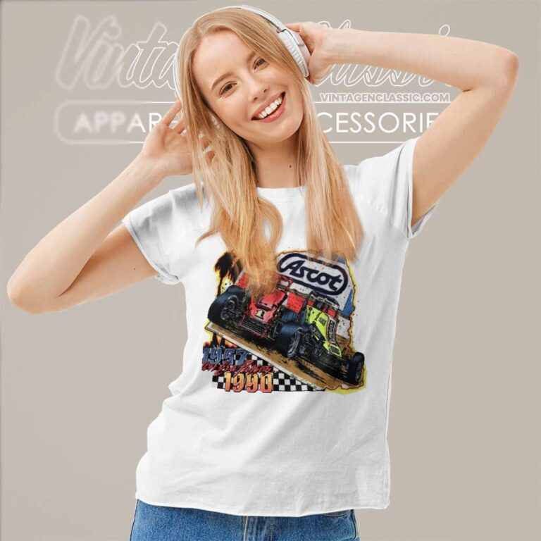 Vintage Nascar Ascot Raceway Women TShirt Vintage Nascar Ascot Raceway Women TShirt
