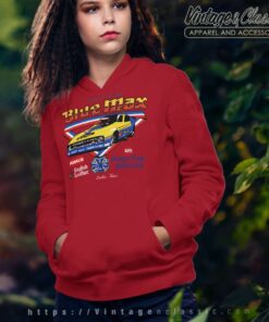 Vintage Nascar Blue Max Hot Rod Drag Hoodie
