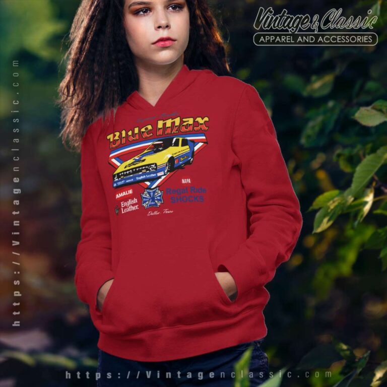 Vintage Nascar Blue Max Hot Rod Drag Hoodie Vintage Nascar Blue Max Hot Rod Drag Hoodie