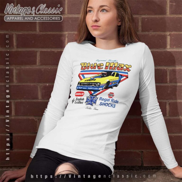 Vintage Nascar Blue Max Hot Rod Drag Long Sleeve Tee Vintage Nascar Blue Max Hot Rod Drag Long Sleeve Tee