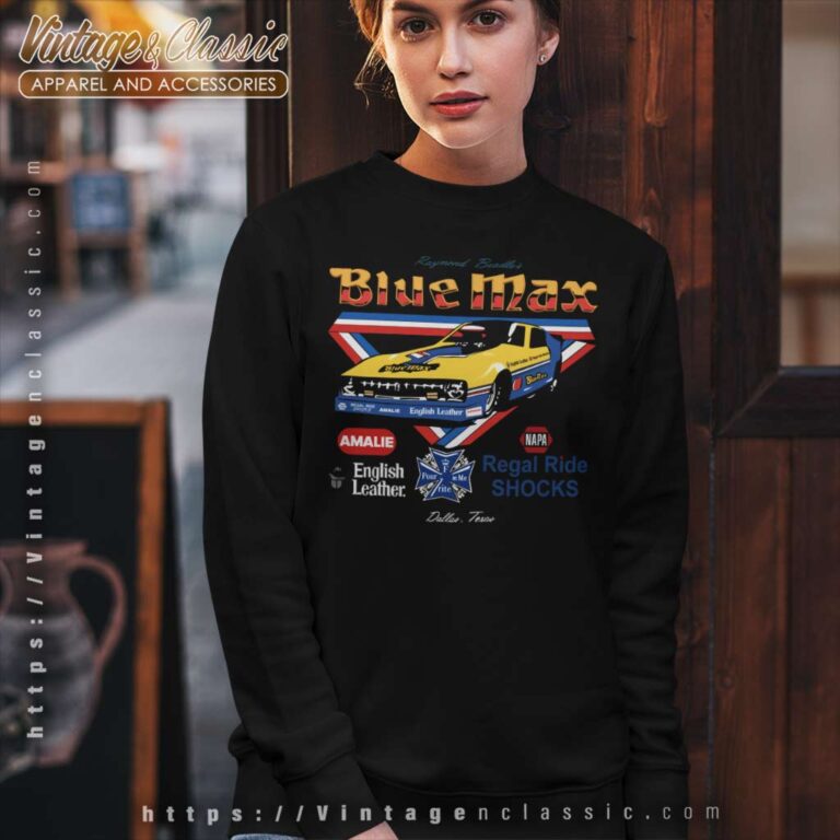 Vintage Nascar Blue Max Hot Rod Drag Sweatshirt Vintage Nascar Blue Max Hot Rod Drag Sweatshirt