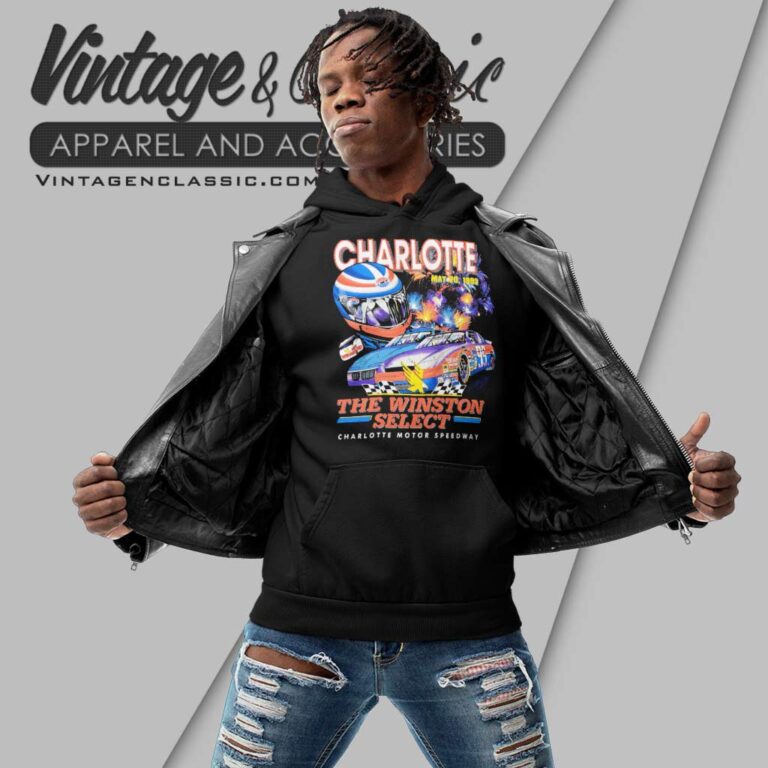 Vintage Nascar Charlotte Motor Speedway Hoodie Vintage Nascar Charlotte Motor Speedway Hoodie