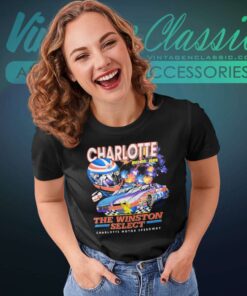 Vintage Nascar Charlotte Motor Speedway Women TShirt