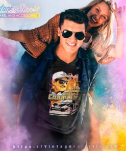 Vintage Nascar Dale Earnhardt Champion V Neck TShirt