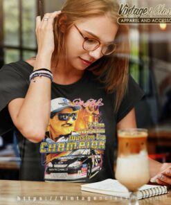 Vintage Nascar Dale Earnhardt Champion Women TShirt